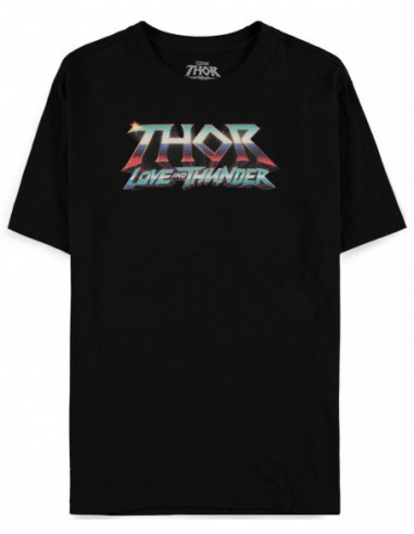 Marvel: Thor Men'S Short Sleeved Regular Fit Black (T-Shirt Unisex Tg. M)