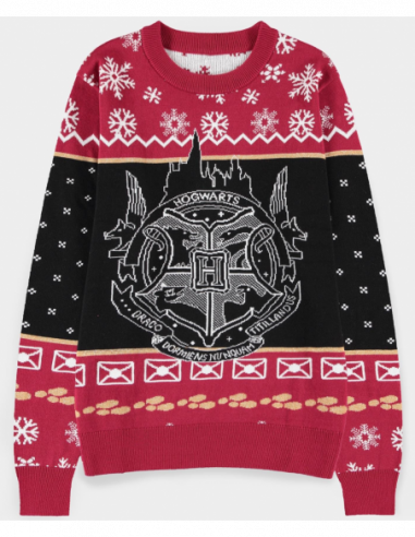 Harry Potter: Christmas Jumper Multicolor (Maglione Unisex Tg. L)