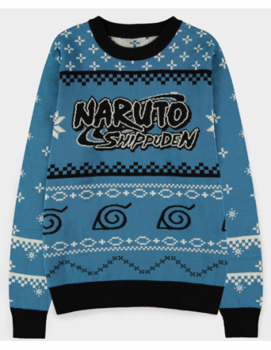 Naruto: Christmas Jumper Multicolor (Maglione Unisex Tg. L)