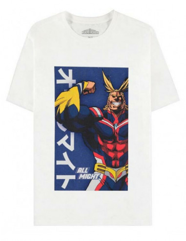 My Hero Academia: White All Might Poster White (T-Shirt Unisex Tg. S)