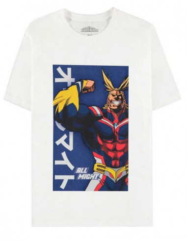 My Hero Academia: White All Might Poster White (T-Shirt Unisex Tg. M)