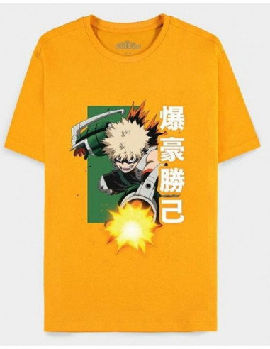 My Hero Academia: Orange Bakugo Katsuki Orange (T-Shirt Unisex Tg. S)