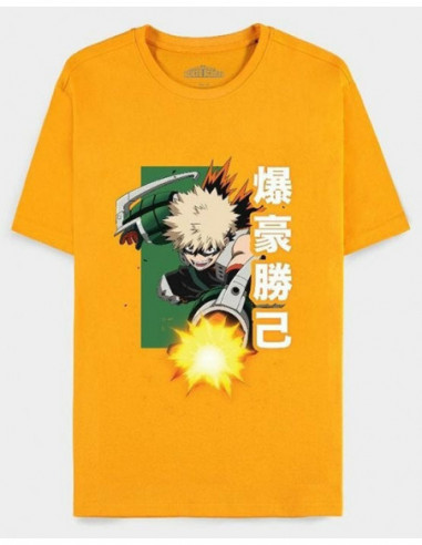 My Hero Academia: Orange Bakugo Katsuki Orange (T-Shirt Unisex Tg. L)