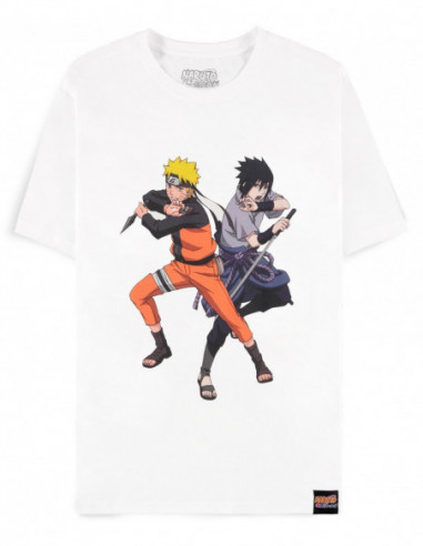 Naruto Shippuden: Men'S White (T-Shirt Unisex Tg. XL) v1