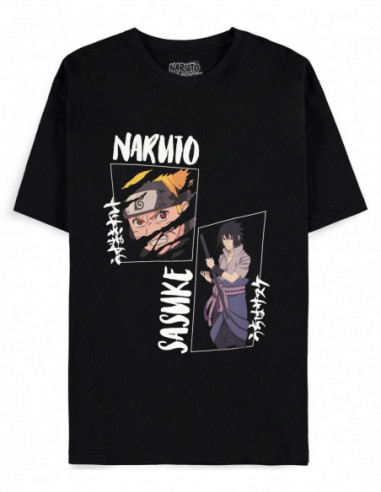 Naruto Shippuden: Men'S Black 01 (T-Shirt Unisex Tg. M)