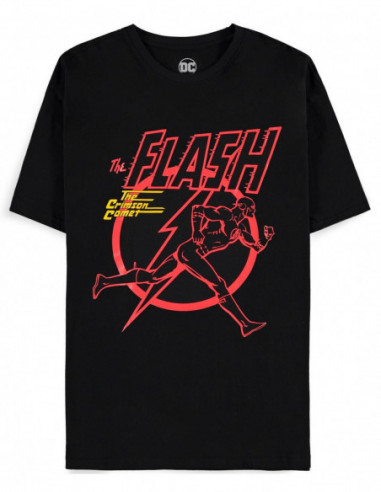 Flash (The): Men'S Black 02 (T-Shirt Unisex Tg. S)