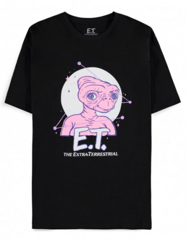 E.T. The Extra-Terrestrial: Men'S Black (40Th Anniversary) (T-Shirt Unisex Tg. M)