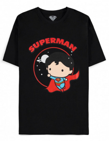 Dc Comics: Superman - Men'S Black (T-Shirt Unisex Tg. S) v2