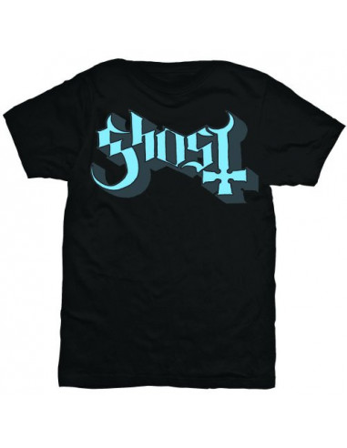 Ghost: Blue/Grey Keyline Logo (T-Shirt Unisex Tg. 2XL)