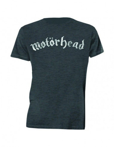 Motorhead: Distressed Logo Grey (T-Shirt Unisex Tg. L)