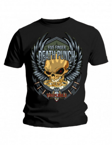 Five Finger Death Punch: Trouble (T-Shirt Unisex Tg. L)