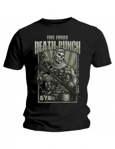 Five Finger Death Punch: War Soldier (T-Shirt Unisex Tg. M)