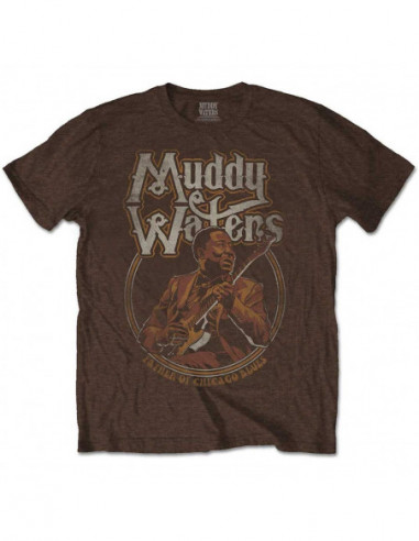 Muddy Waters: Father Of Chicago Blues (T-Shirt Unisex Tg. S)