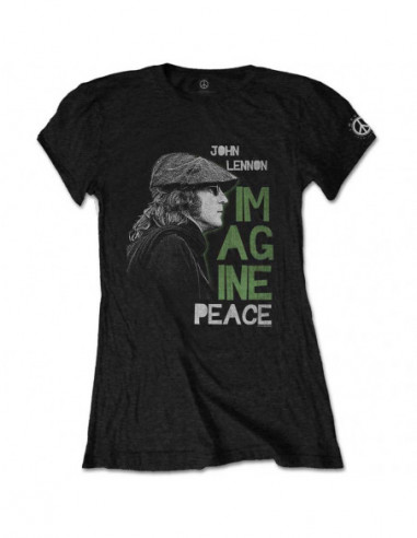 John Lennon: Imagine Peace (T-Shirt Donna Tg. S)