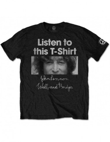 John Lennon: Listen Lady (T-Shirt Unisex Tg. S)