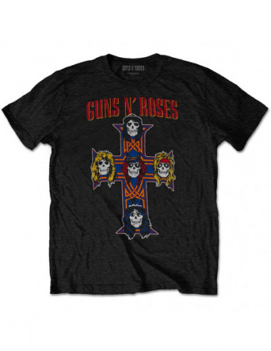 Guns N' Roses: Vintage Cross (T-Shirt Uomo Tg. XL)