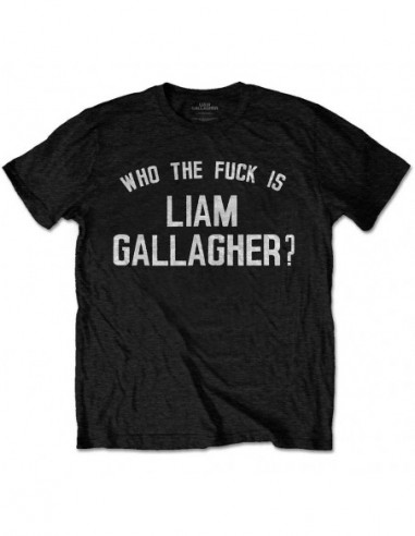 Liam Gallagher: Who The Fuck (T-Shirt Unisex Tg. XL)