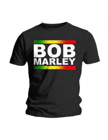 Bob Marley: Rasta Band Block (T-Shirt Unisex Tg. M)