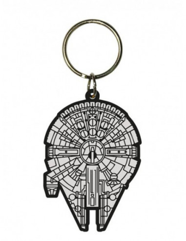 Star Wars: Millennium Falcon Rubber Keychain (Portachiavi Gomma)