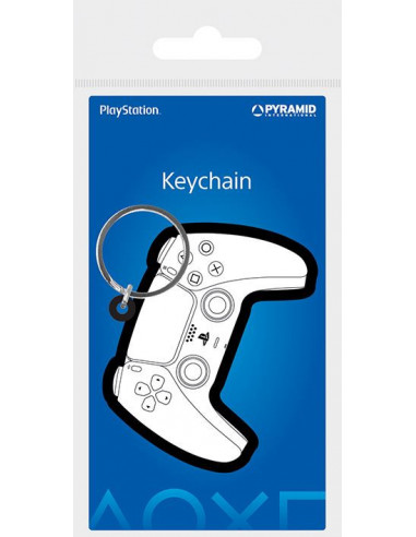 Playstation Rubber Keychain