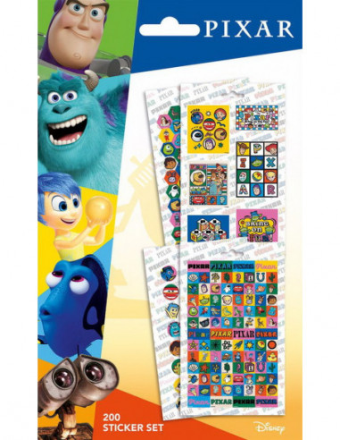 Pixar (Character Collection) 200 Sticker Set