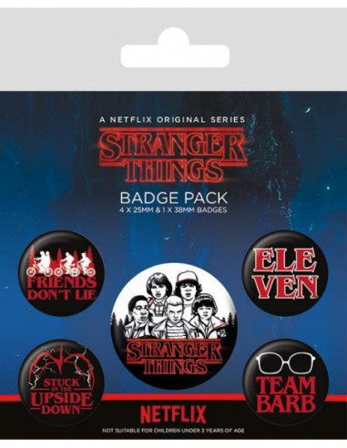 Stranger Things: Characters (Pin Badge Pack)