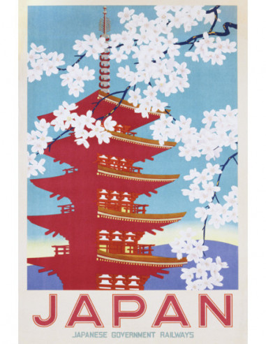 Japan: Pyramid - Japanese Government Railways (Blossom) (Poster Maxi 61X91