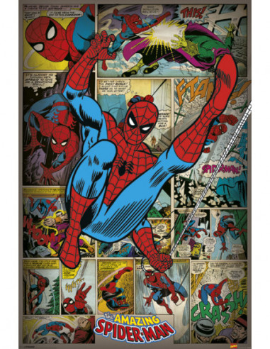 Marvel: Pyramid - Spider-Man - Retro (Poster Maxi 61X91