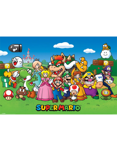 Nintendo: Pyramid - Super Mario - Characters (Poster Maxi 61X91