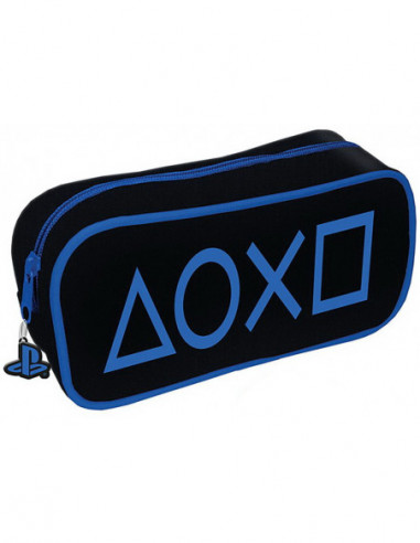 Playstation (Black & Blue Tech) Rectangle Pencil Case