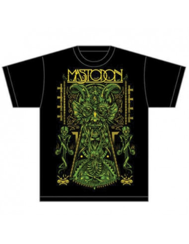 Mastodon: Devil On Black (T-Shirt Unisex Tg. M)