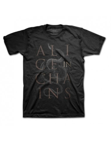 Alice In Chains: Snakes Black (T-Shirt Unisex Tg. 2XL)