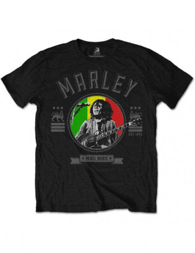 Bob Marley: Rebel Music Seal (T-Shirt Unisex Tg. 2XL)