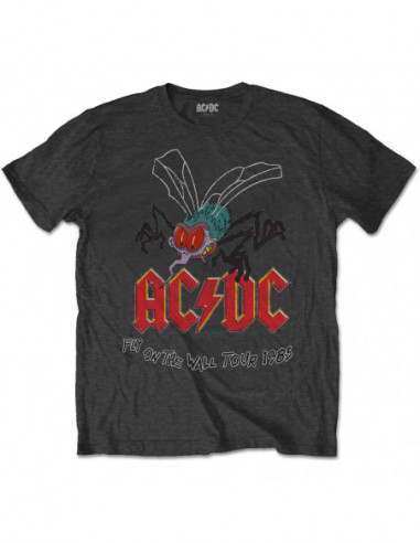 Ac/Dc: Fly On The Wall Grey (T-Shirt Unisex Tg. M)