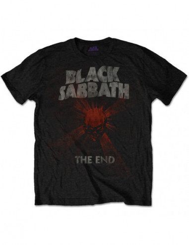 Black Sabbath: The End Mushroom Cloud Red (T-Shirt Unisex Tg. S)