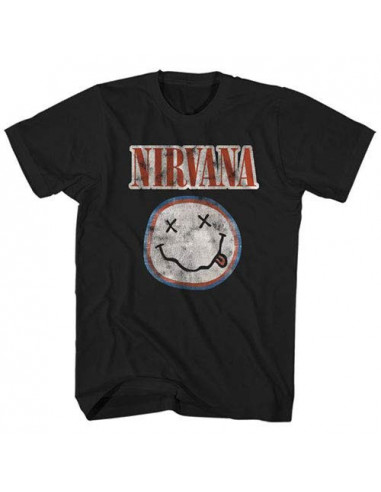 Nirvana: Distressed Logo (T-Shirt Unisex Tg. M)