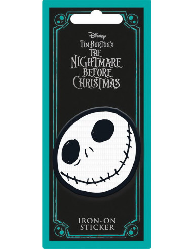 Disney: Pyramid - The Nightmare Before Christmas - (Jack Head) Embroidery (Iron On) Sticker