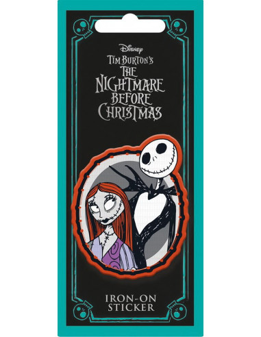 Disney: Pyramid - The Nightmare Before Christmas - (Jack & Sally) Embroidery (Iron On) Sticker