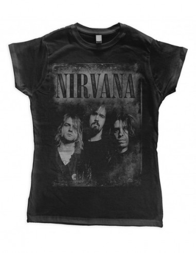 Nirvana: Faded Faces (T-Shirt Donna Tg. S)