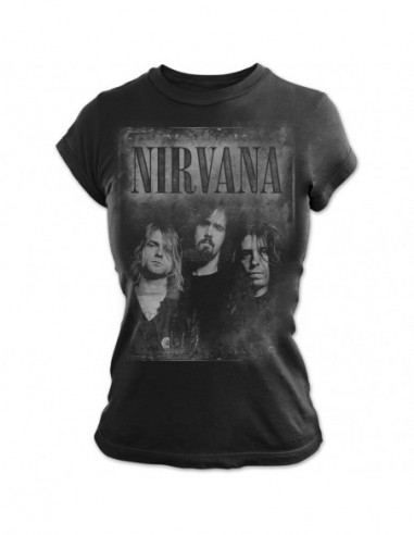 Nirvana: Faded Faces T-Shirt (T-Shirt Donna Tg. M)