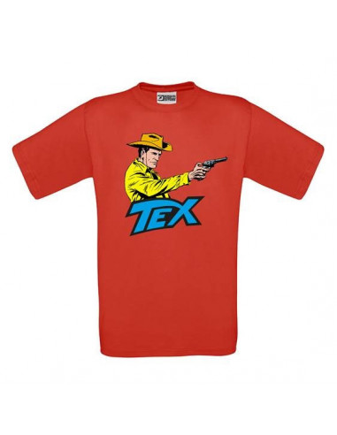 Tex - Rossa Tex Che Spara (T-Shirt Unisex Tg. M)