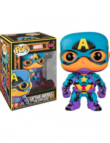 Marvel: Funko Pop! - Black Light - Captain America