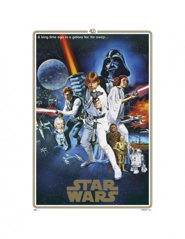 Star Wars: Classic 40 Aniversario One Sheet B (Poster 61x91