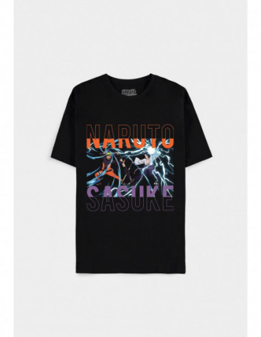 Naruto Shippuden: Men'S Black (T-Shirt Unisex Tg. M)