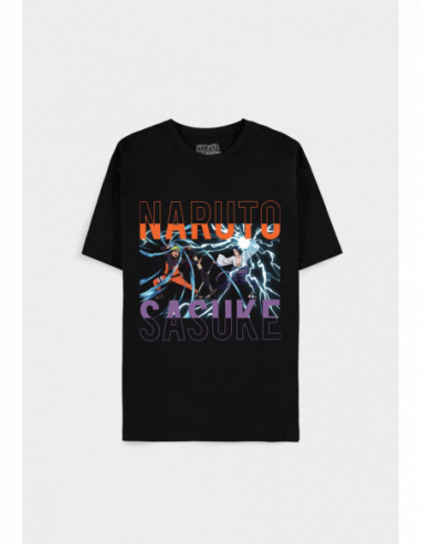 Naruto Shippuden: Men'S Black (T-Shirt Unisex Tg. XL)