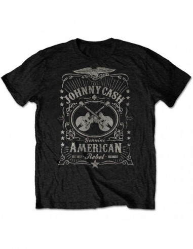 Johnny Cash: American Rebel (T-Shirt Unisex Tg. S) v1