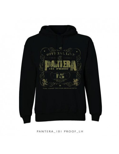 Pantera: 101 Proof (Felpa Con Cappuccio Unisex Tg. XL)