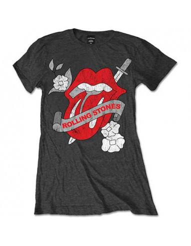 Rolling Stones (The): Vintage Tattoo (T-Shirt Donna Tg. L)