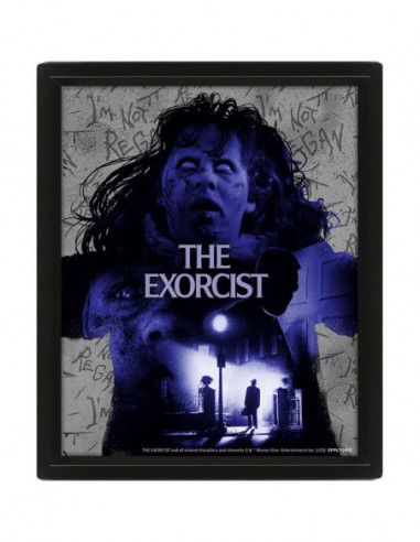 Exorcist (The): Pyramid - Framed 25X20 Cm (3D Lenticular Print / Stampa)