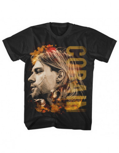 Kurt Cobain: Coloured Side View (T-Shirt Unisex Tg. M)